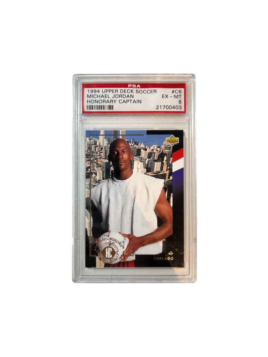 1994 Upper Deck Soccer Michael Jordan Honorary Captain PSA Card