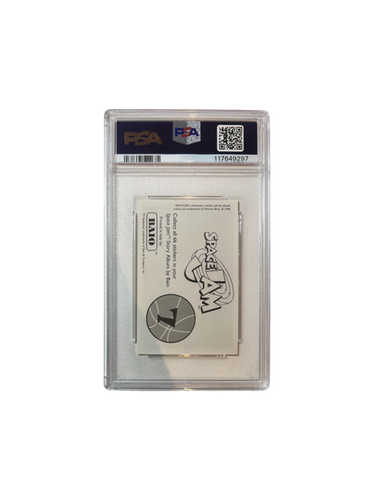 1996 BAIO Space Jam Michael Jordan sticker PSA Card