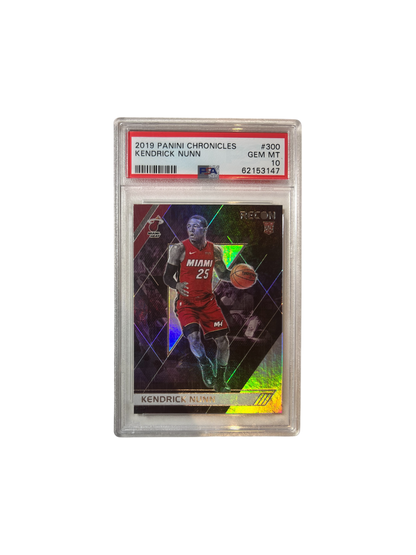 2019 Panini Chronicles Kendrick Nunn Rookie RC PSA Card