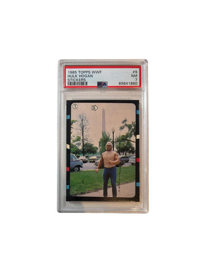 1985 Topps WWF Hulk Hogan Sticker PSA Card