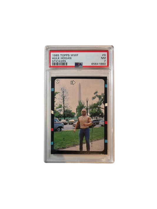 1985 Topps WWF Hulk Hogan Sticker PSA Card