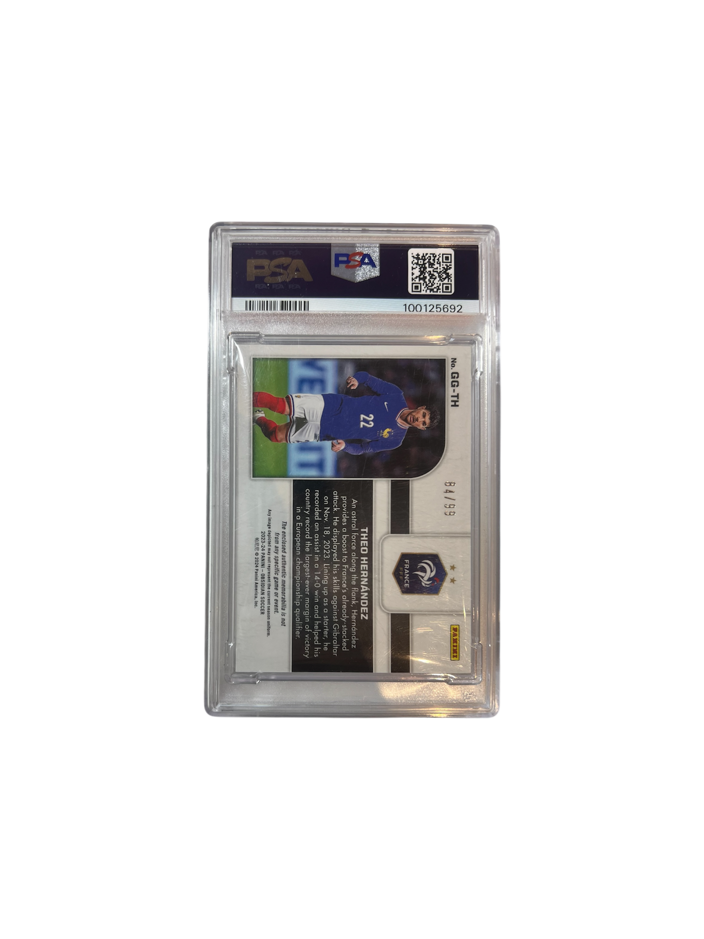 2014 Panini Prizm Xherdan Shaqiri Auto PSA card