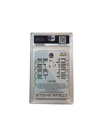 2019 Panini Illusions Stephen Curry Sapphire PSA Card