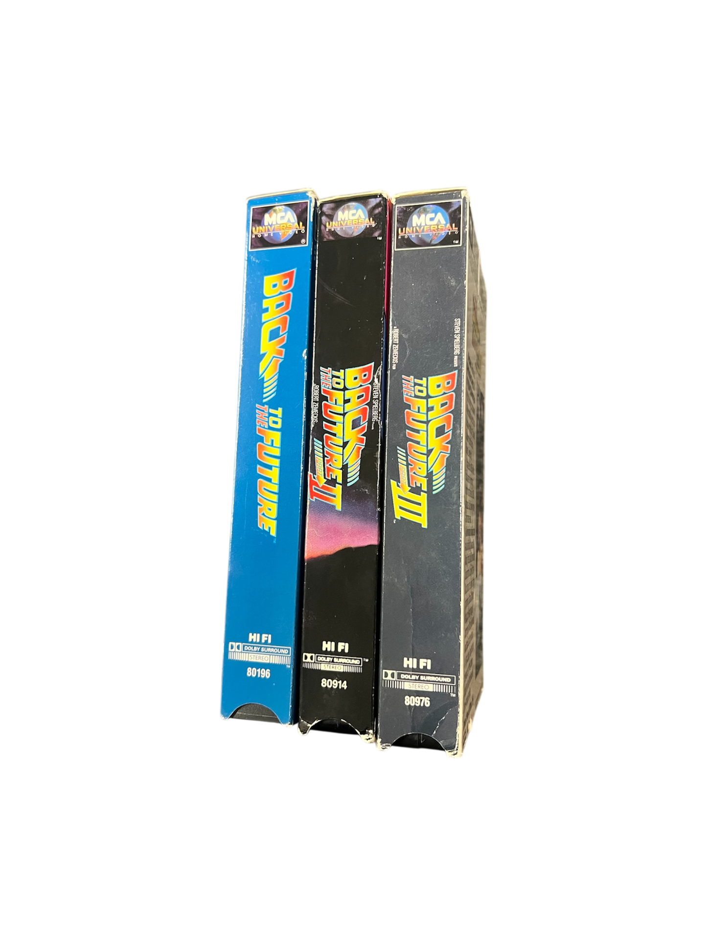 1990s VHS USA original Universal Back to the Future 1, 2 and 3 (English)