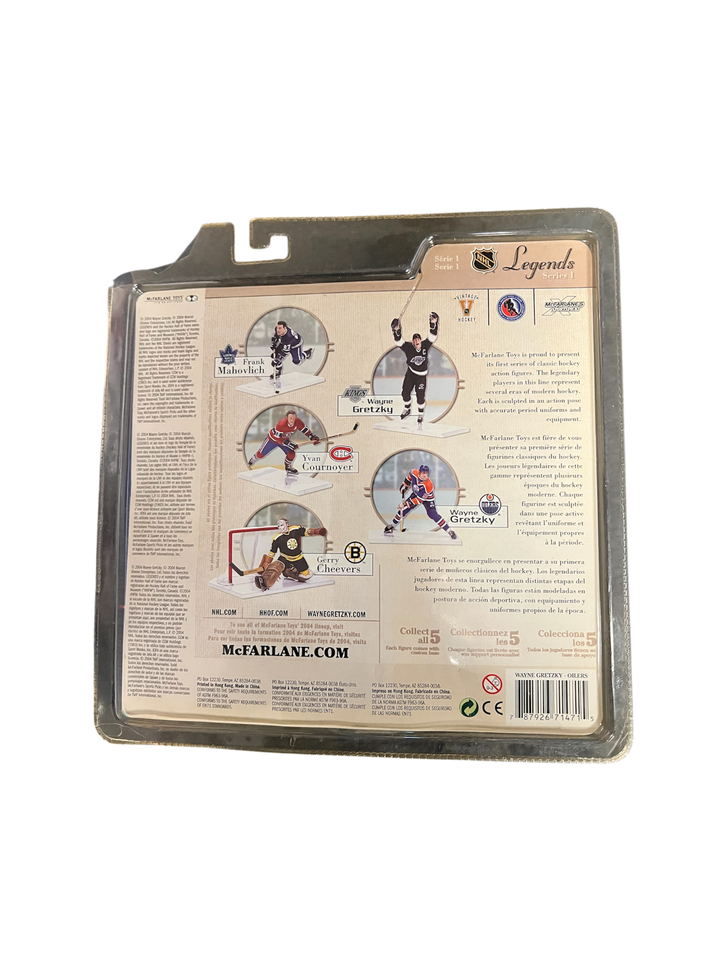 2004 McFarlane Toys Wayne Gretzky Edmonton Oilers Action Figure