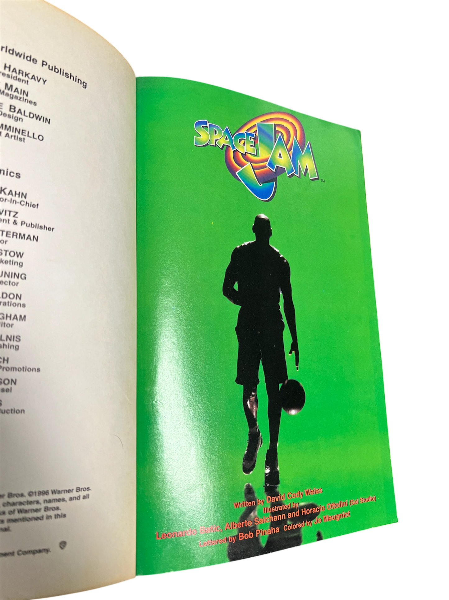 1996 DC Warner Bros Collector Michael Jordan (English) Comic Book