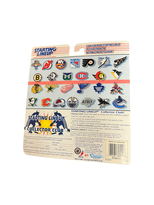 1997 Kenner Starting Lineup Mark Messier New York Rangers Action Figure with card