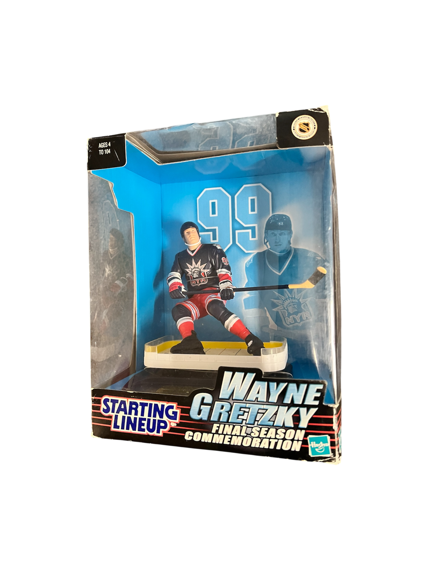 1999 Hasbro Starting Lineup Wayne Gretzky New York Rangers Action Figure