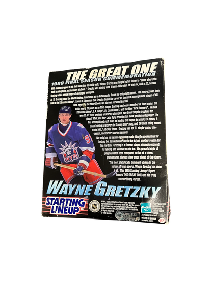 1999 Hasbro Starting Lineup Wayne Gretzky New York Rangers Action Figure