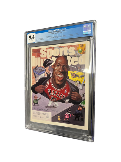 1995 Sports Illustrated CGC graded Michael Jordan magazine