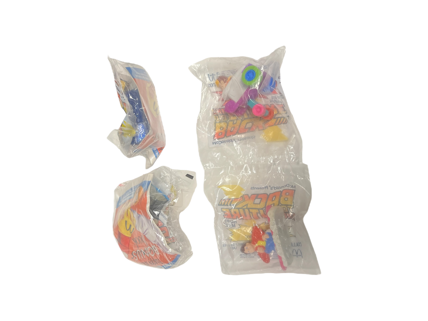 1992 McDonald's Happy Meal FULL SET Back to the Future Toys (SEALED)