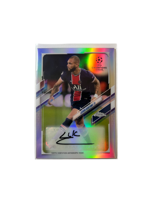 2021 Topps Chrome Layvin Kurzawa AUTO card