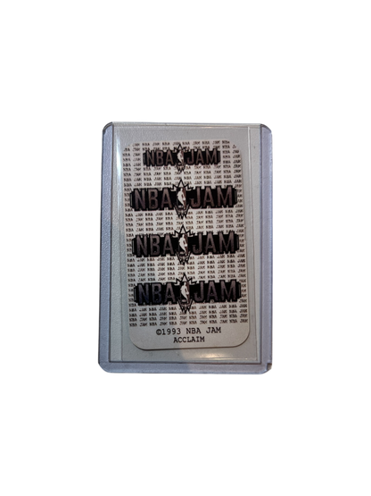 1993 NBA JAM Michael Jordan Mini insert Refractor Tobacco RARE card