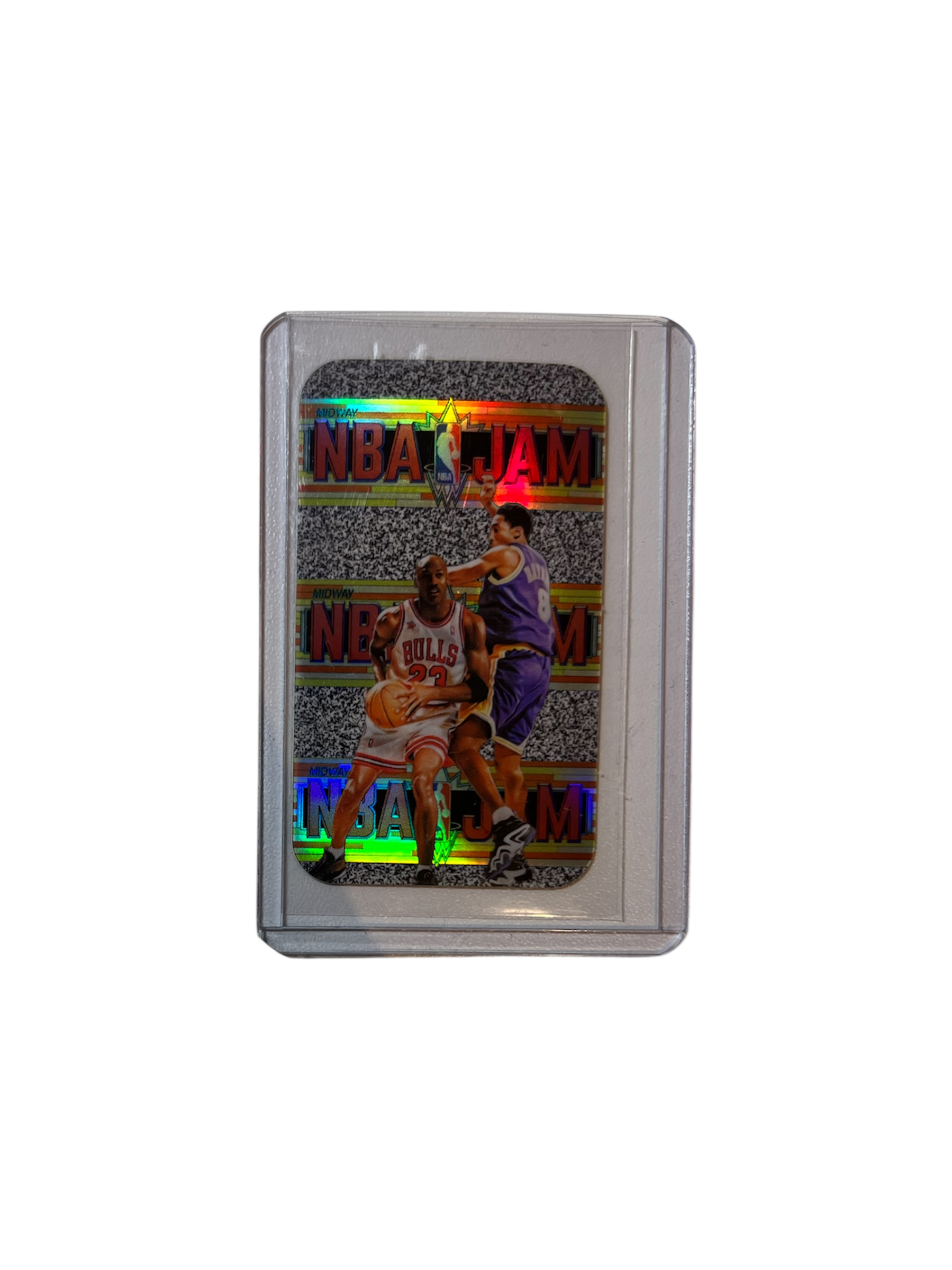 1999 NBA JAM Michael Jordan Kobe Bryant Mini insert Refractor Tobacco RARE card