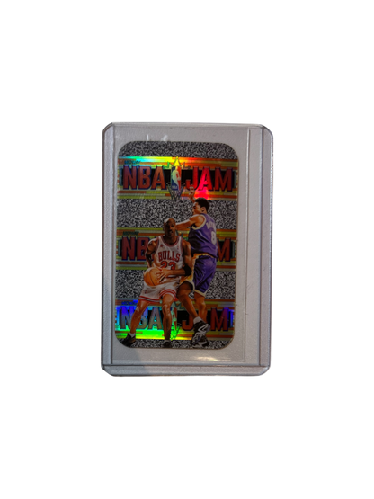 1999 NBA JAM Michael Jordan Kobe Bryant Mini insert Refractor Tobacco RARE card