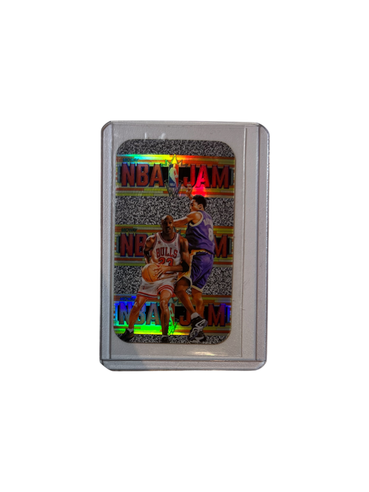 1999 NBA JAM Michael Jordan Kobe Bryant Mini insert Refractor Tobacco RARE card