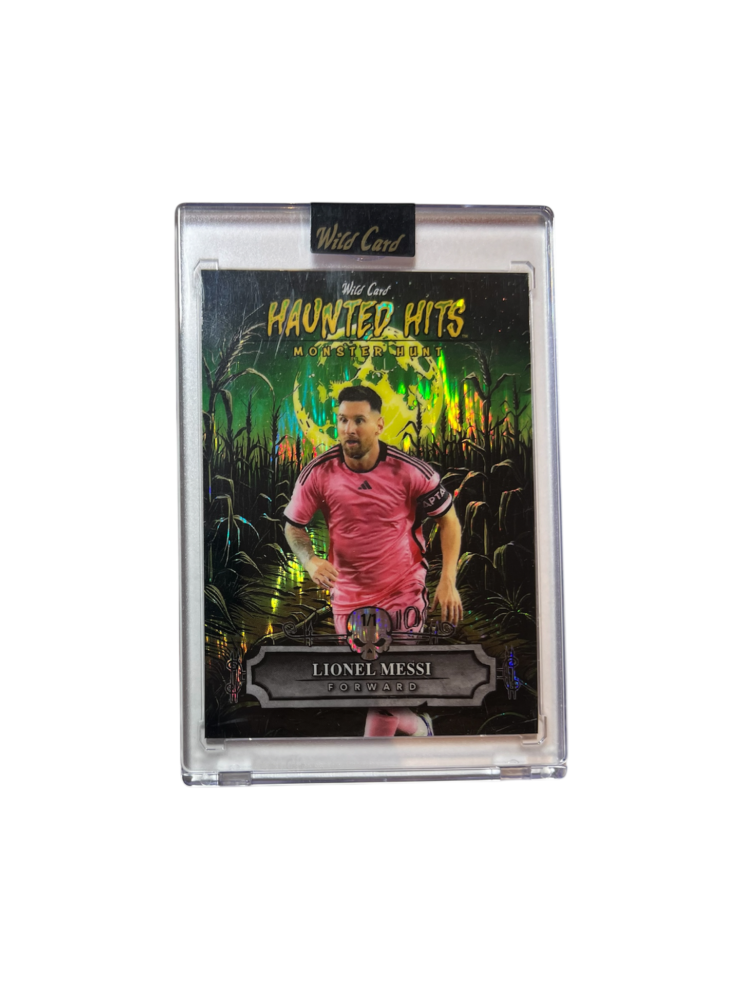 2025 Wild Card Lionel Messi (1 of 1) Monster Hunt Haunted Hits 1/1 card