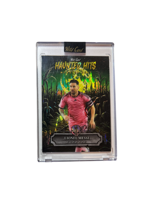2025 Wild Card Lionel Messi (1 of 1) Monster Hunt Haunted Hits 1/1 card