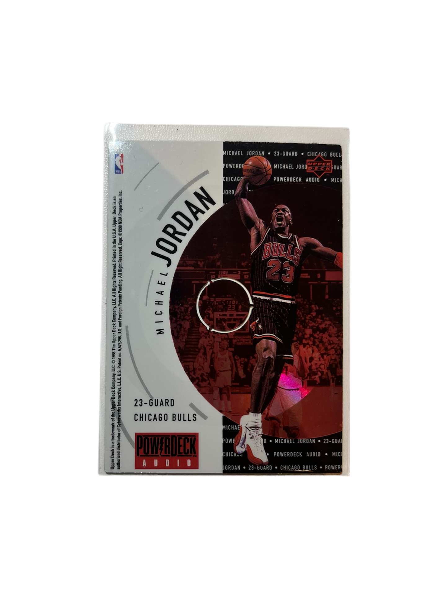 1998 Upper Deck Michael Jordan CD-ROM PowerDeck card