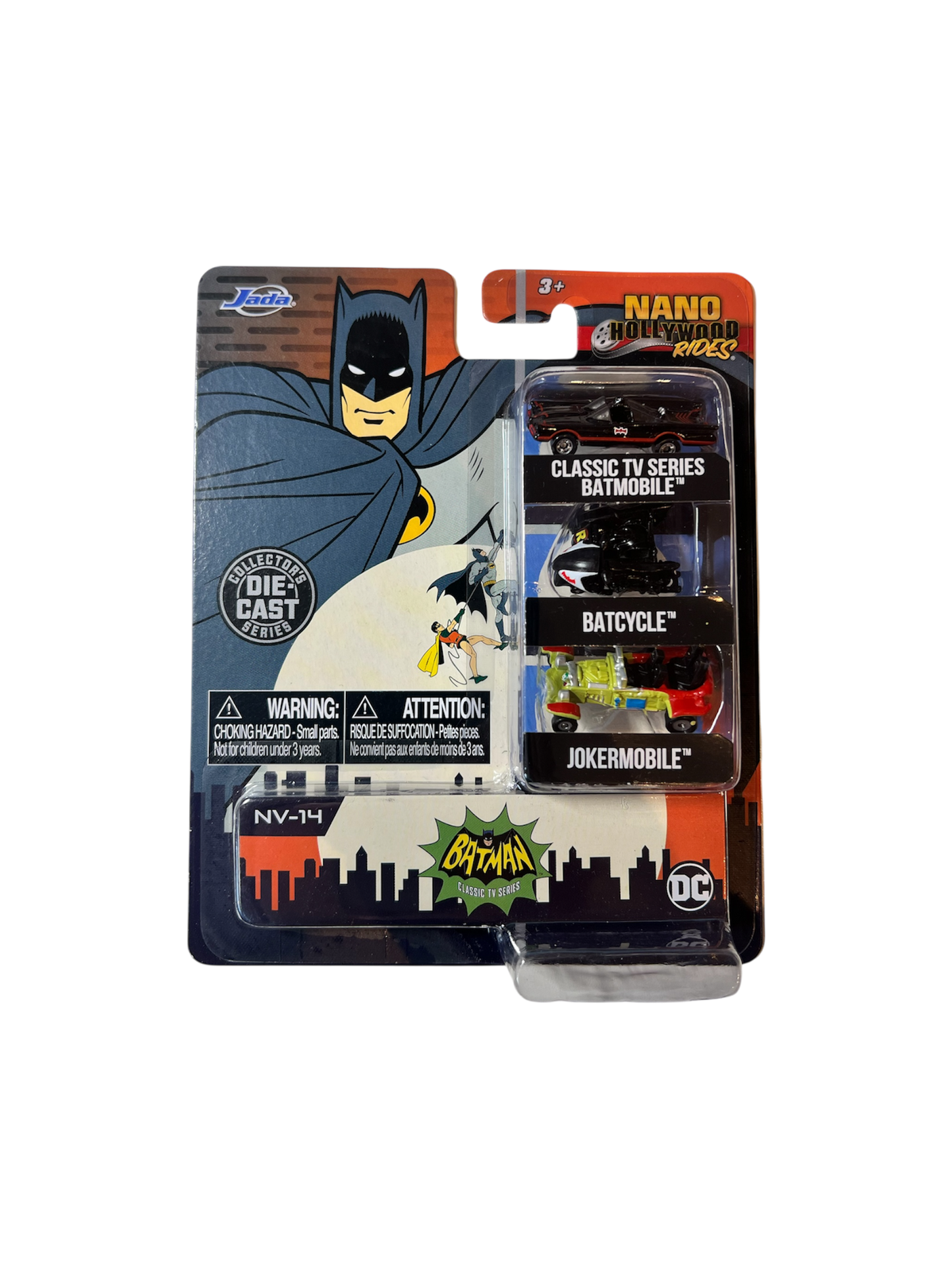 2022 Jada Nano Hollywood Rides Batman Batmobile Car Model