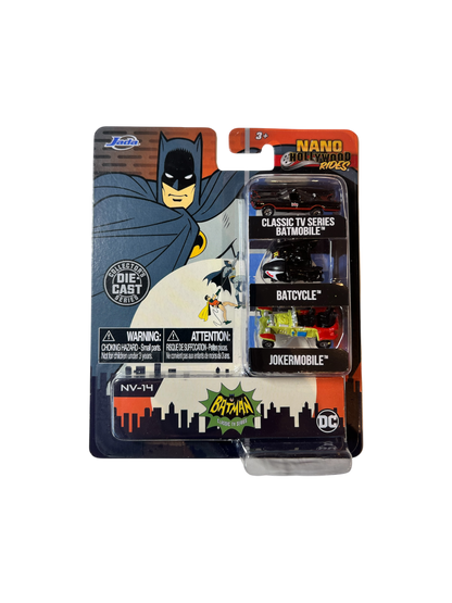2022 Jada Nano Hollywood Rides Batman Batmobile Car Model