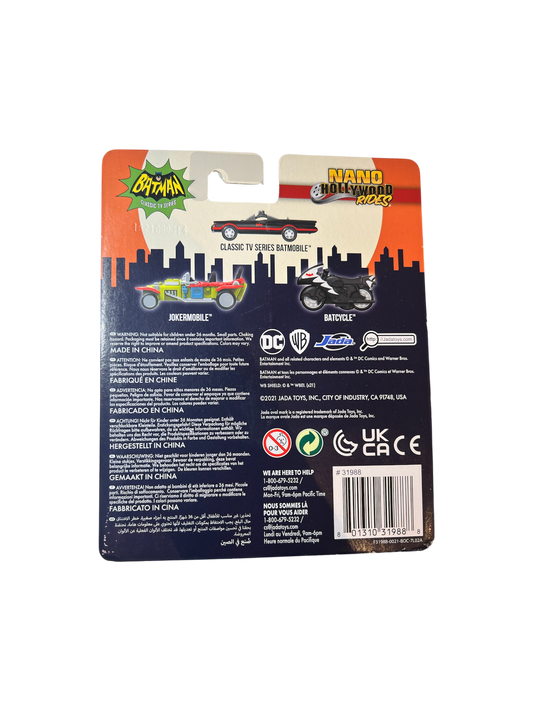 2022 Jada Nano Hollywood Rides Batman Batmobile Car Model