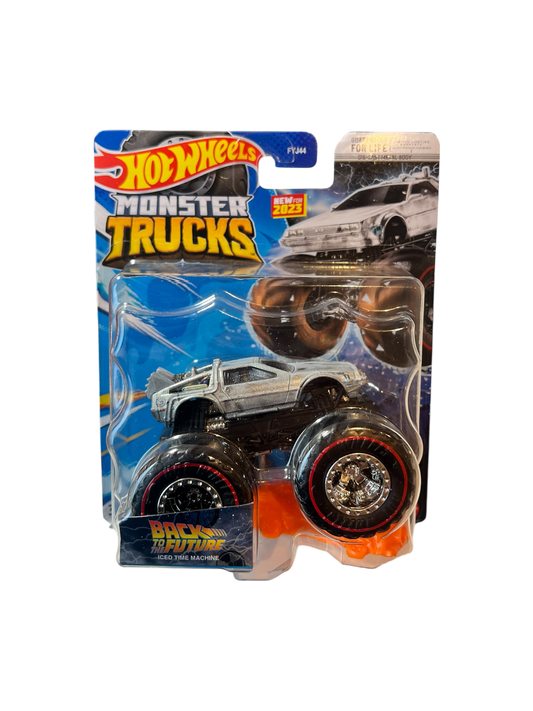 2023 Mattel Hot Wheels Monster Trucks Iced Time Machine Car Model