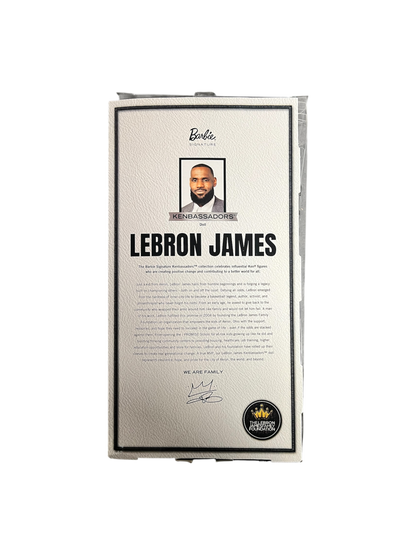 2025 Mattel Barbie Signature Edition LeBron James Kenbassador Ken Doll Action Figure
