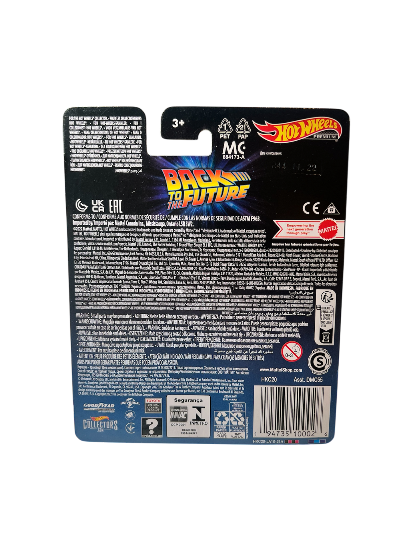 1987 Toyota Pickup Truck (2022) Mattel Hot Wheels Metal Marty Mcfly Back to the Future Car Model