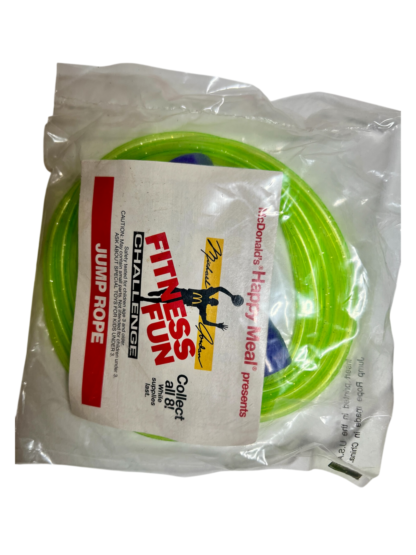 1991 McDonald's Happy Meal FULL SET Michael Jordan Fitness Fun Toys (SEALED)