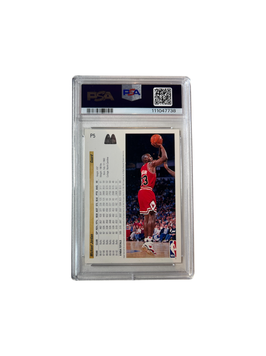 1992 Upper Deck McDonald's Michael Jordan #P5 PSA Card