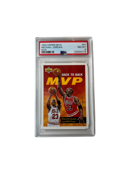 1992 Upper Deck Michael Jordan MVP #67 PSA Card