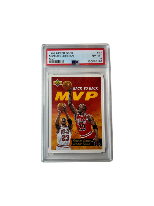 1992 Upper Deck Michael Jordan MVP #67 PSA Card