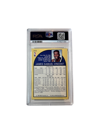 1990 NBA Hoops Michael Jordan number 12 #223 PSA Card