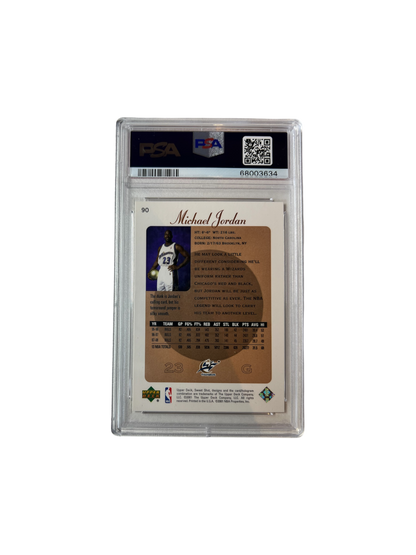 2001 Upper Deck Sweet Shot Michael Jordan #90 PSA Card