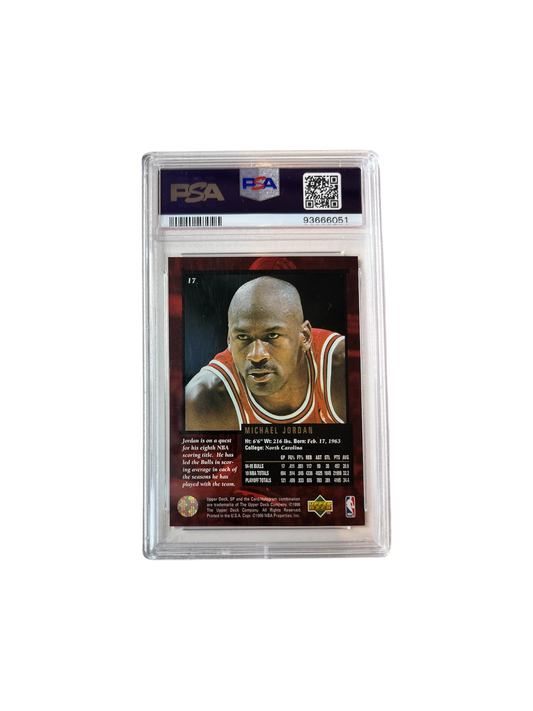 1995 Upper Deck SP Championship Michael Jordan #17 PSA Card