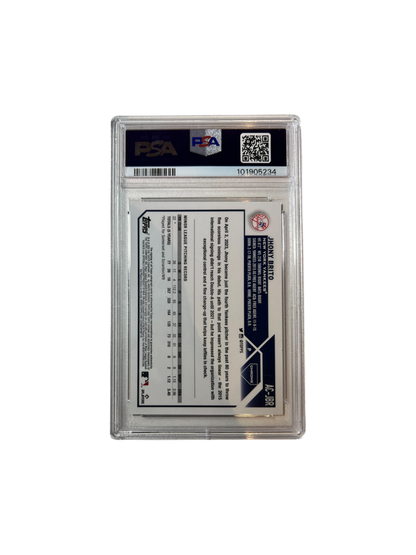 2023 Topps Chrome Jhony Brito Yankees AUTO PSA Card