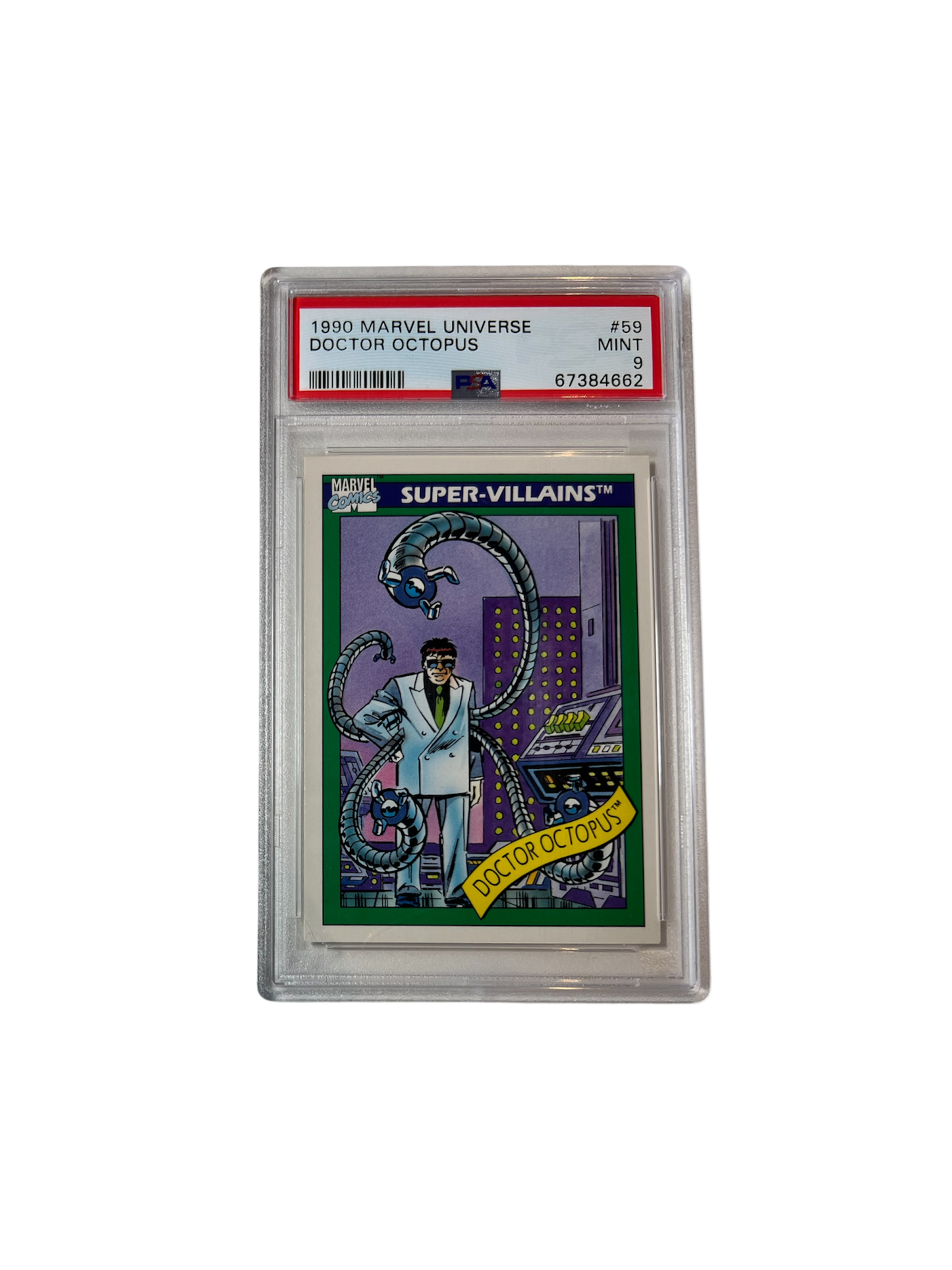 1990 Impel MARVEL UNIVERSE Doctor Octopus PSA Card