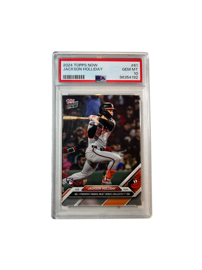 2024 Topps Now Jackson Holliday PSA Card