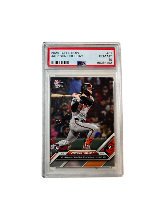 2024 Topps Now Jackson Holliday PSA Card