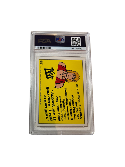 1993 Topps Street Fighter II #67 PSA Card