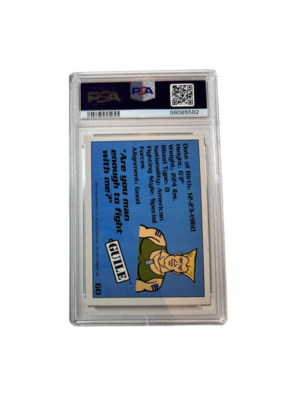 1993 Topps Street Fighter II #60 PSA Card