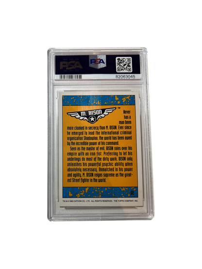 1993 Topps Street Fighter II #52 PSA Card