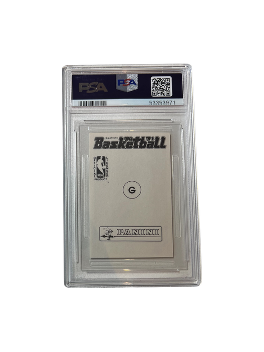 1990 Panini Sticker Hand cut Michael Jordan #G PSA Card