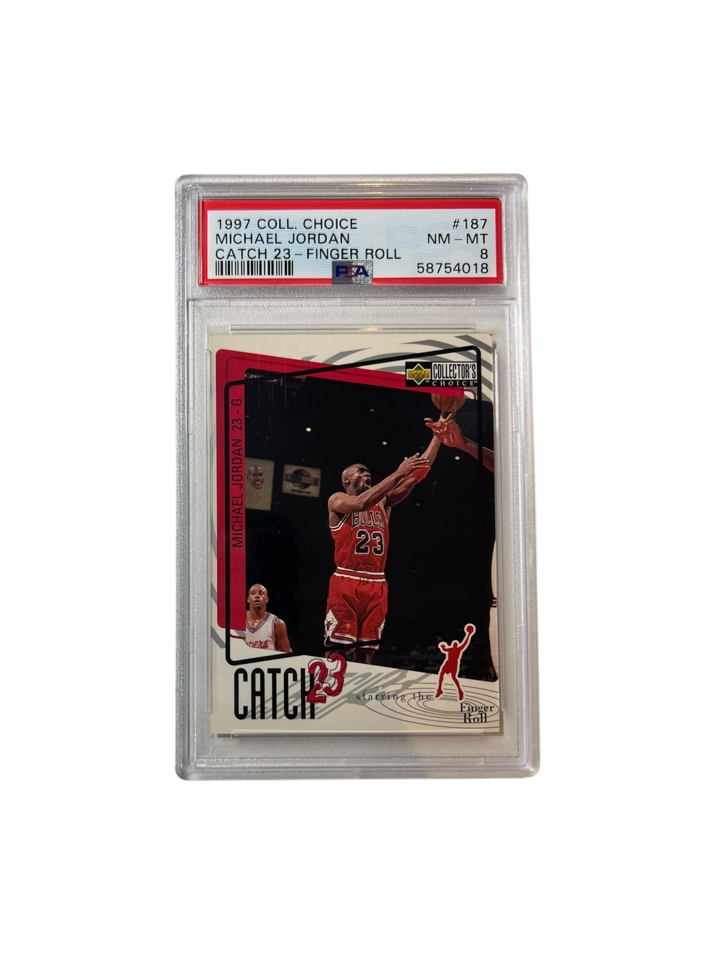 1997 Upper Deck Collector's Choice Michael Jordan #187 PSA Card