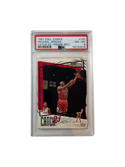 1997 Upper Deck Collector's Choice Michael Jordan #187 PSA Card