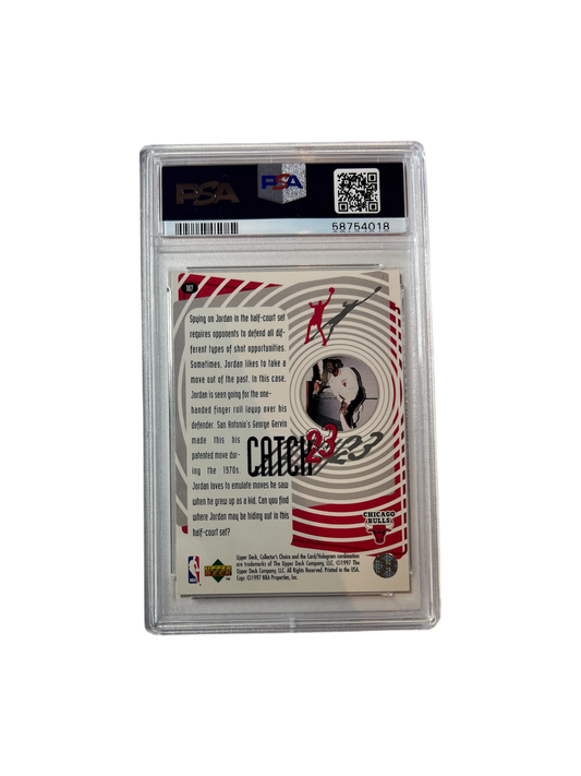 1997 Upper Deck Collector's Choice Michael Jordan #187 PSA Card