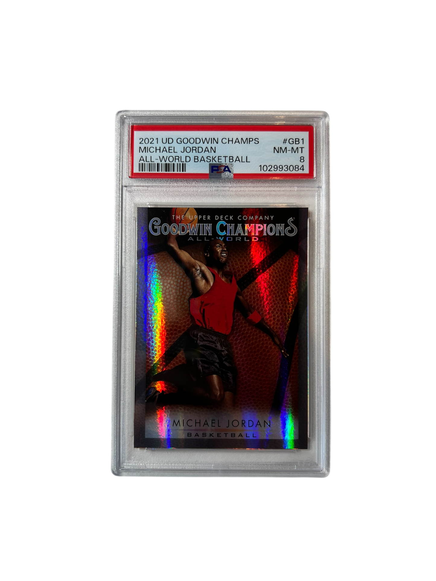 2021 Upper Deck Goodwin Champions Michael Jordan HOLO #GB1 PSA Card