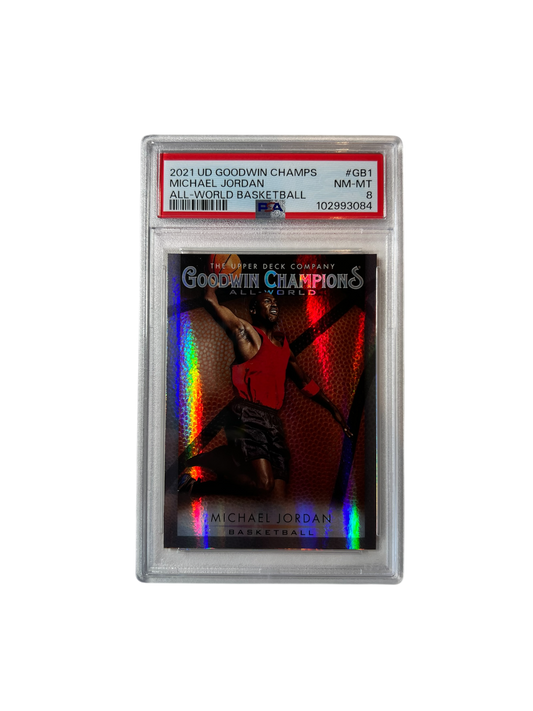 2021 Upper Deck Goodwin Champions Michael Jordan HOLO #GB1 PSA Card