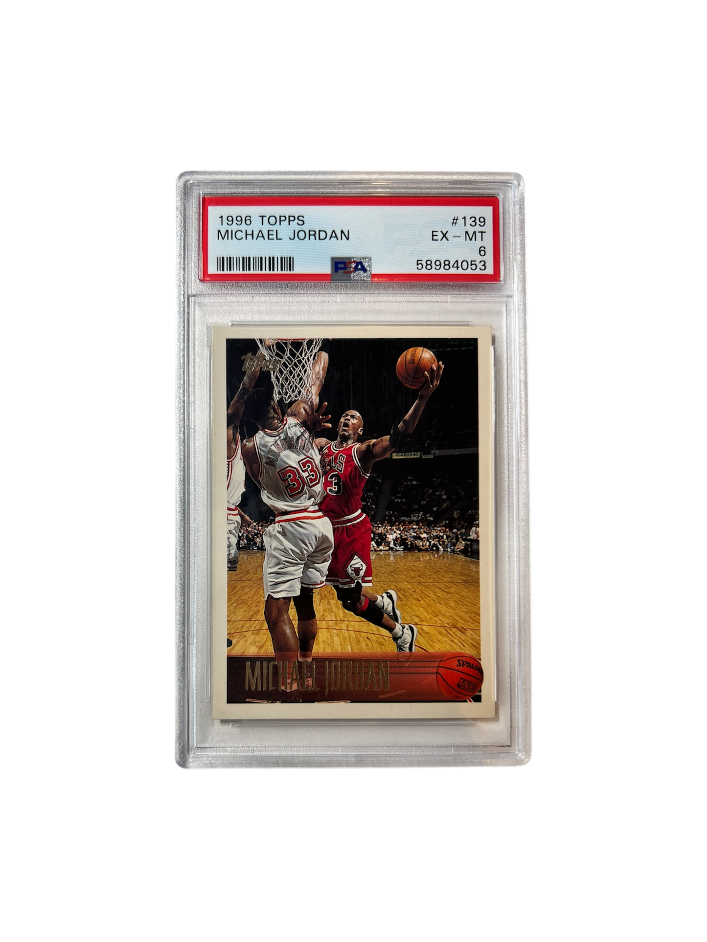 1996 Topps Michael Jordan #139 PSA Card